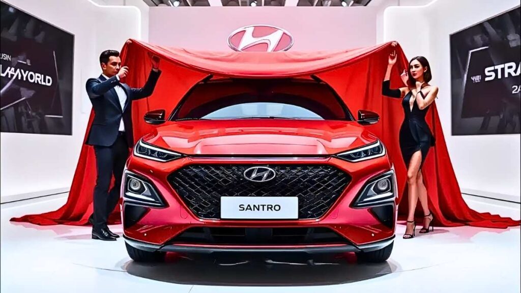 Hyundai Santro 2025 39KM/L Hybrid Hatchback with Smart Infotainment & Modern Design